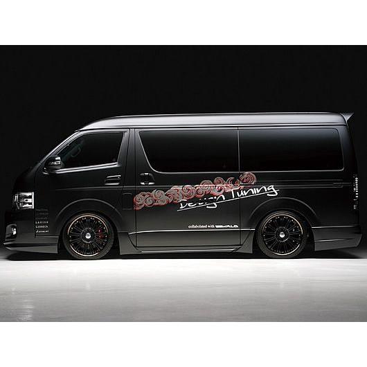 ハイエース200系（3型・ワイド車） エグゼクティブライン サイド 