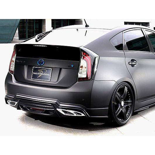 WALD リアハーフバンパー リアスカート ZVW30 前期後期 プリウス３０ WALD リアハーフバンパー リアスカート ZVW30 前期後期 プリウス30