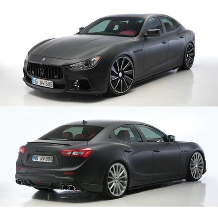 マセラティ ギブリ ブラックバイソン エアロ3点セット ヴァルド : IMC