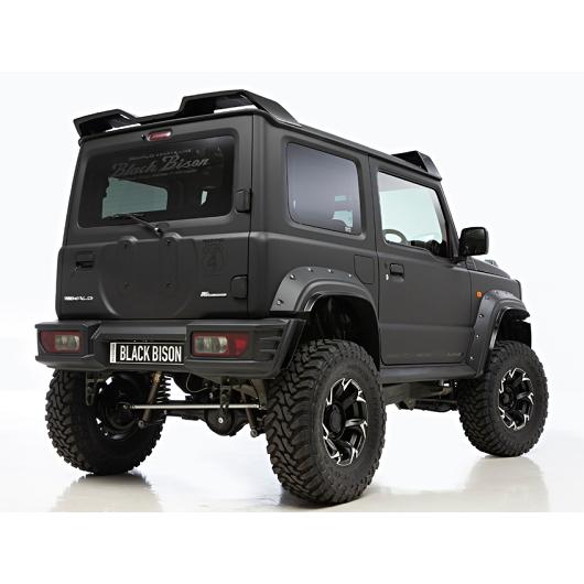 ジムニーシエラ JB74W ブラックバイソン【FRP】 エアロ3点セット ジムニーシエラ JB74W ブラックバイソン【FRP】 エアロ3点セット