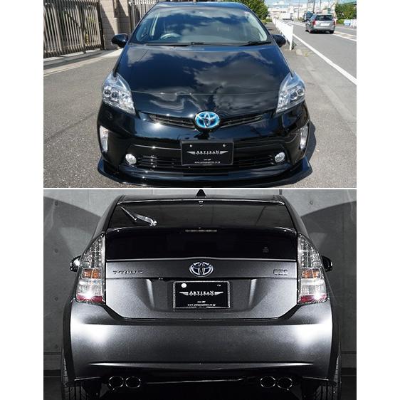 プリウス30系後期 ブラックレーベル【FRP】 エアロ3点セット アーティ
