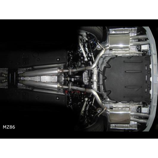 レクサスLS 50系 Fスポーツ前期 プルシャンブルー 専用マフラー 左右4