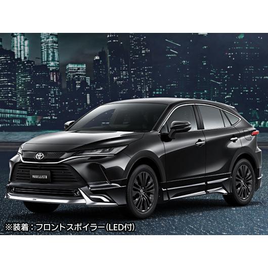80ハリアーモデリスタバンパーLED付き ハリアー80系 GRAN BLAZE STYLE for Night Shade【塗装済】 エアロ