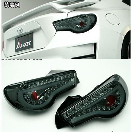TOYOTA86 ZN6型前期 フルLEDチューブテールランプ スモーク