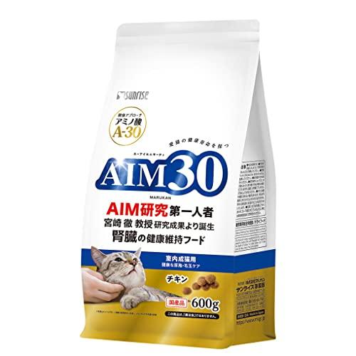 サンライズ AIM30 腎臓の健康維持フード　健康な尿路・毛玉ケア 600g×6 サンライズ AIM30 室内成猫用 健康な尿路・毛玉ケア 600g : imi STORE