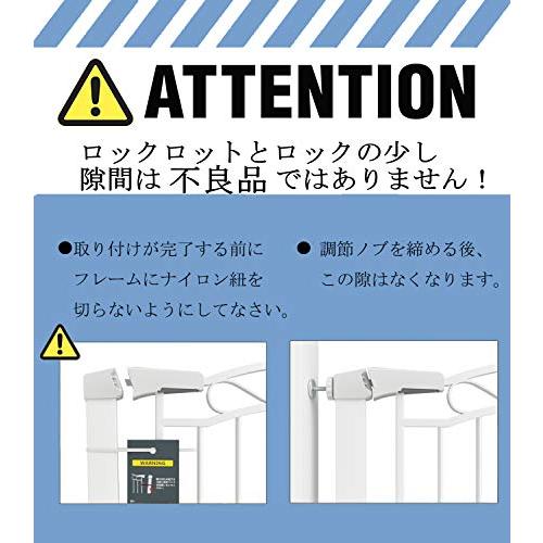 Mornyray ベビーゲート ベビーフェンス 突っ張り式 オートクローズ機能 ペットゲート セーフティー 安全ゲート 扉開閉式 ペット柵 育児 180cm