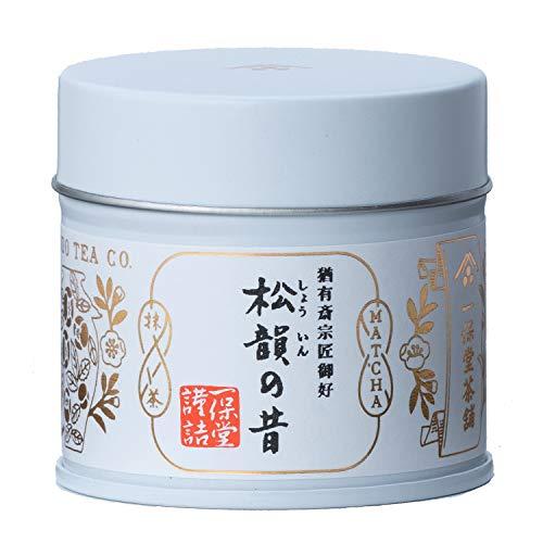 抹茶 一保堂茶舗 松韻の昔（しょういんのむかし）20g缶 | 日本茶 京都