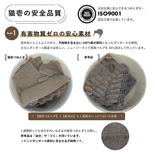 猫壱（necoichi） バリバリボウル 交換用つめとぎ 2個パック ライトブラウン｜imi-store｜03