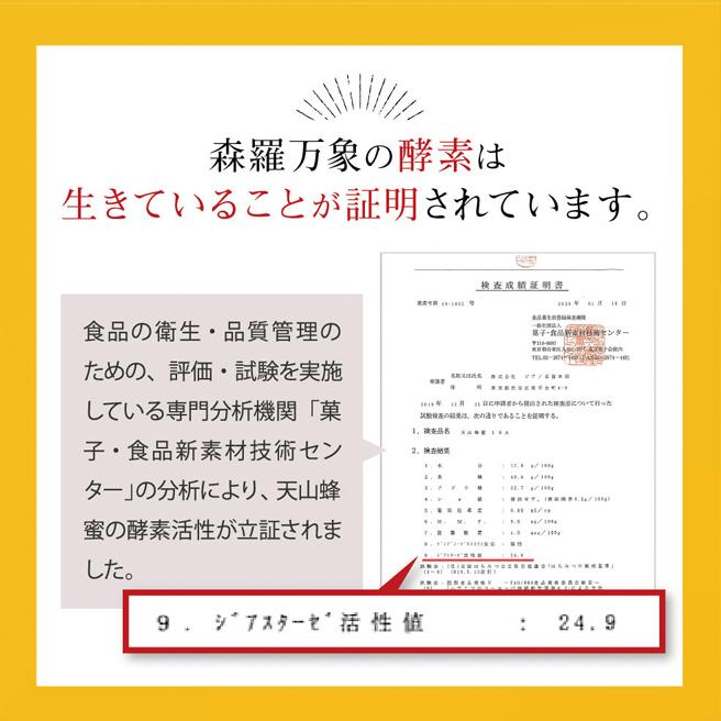 森羅万象 はちみつ 600g 天山蜂蜜 完熟 非加熱 奇跡の 生はちみつ