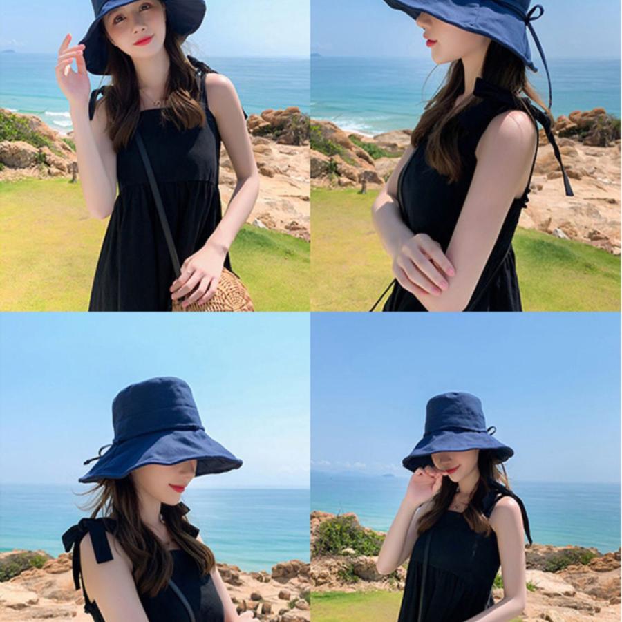 帽子 レディース 春 夏 秋 UVカット サファリハット つば広 UV 帽子 レディース ハット 日よけ 折りたたみ 女優帽 飛ばない 母の日 |  | 09
