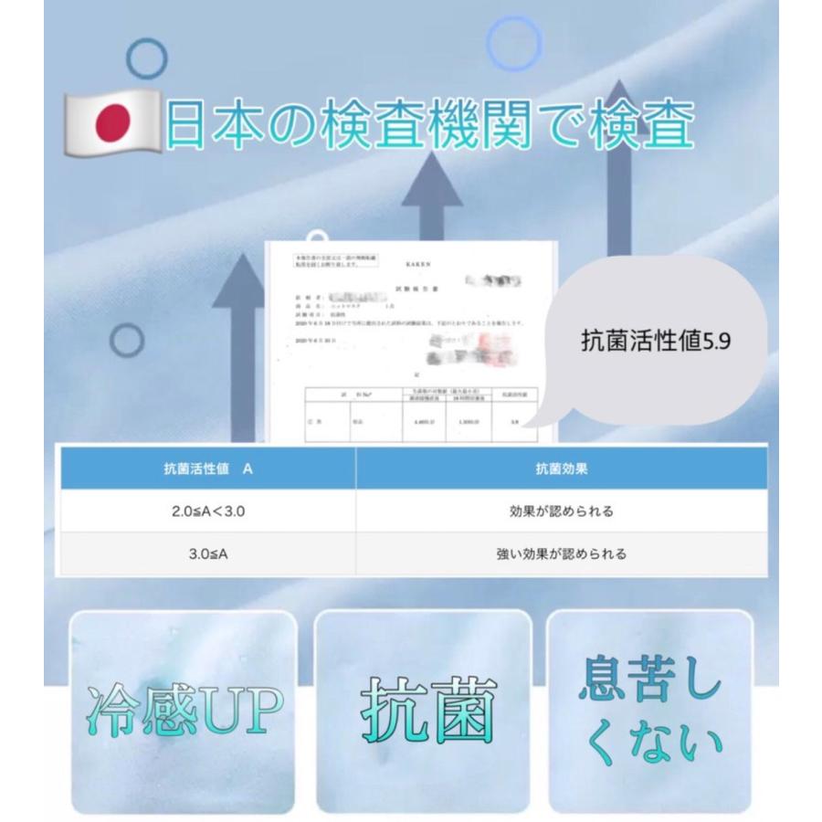 マスク 冷感 夏用 接触冷感マスク 3枚 日本の検査機関で検査 洗える 涼感 涼しい ひんやり 紐調節 セール |  | 11