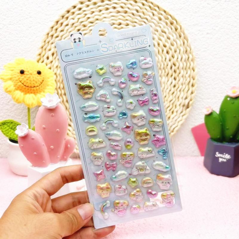 ボンボンシール ドロップシール ぷくぷくシール 立体シール 3Dシール