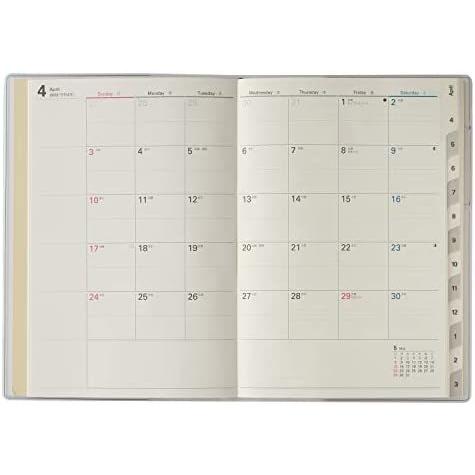 数々のアワードを受賞 書道用具 能率 ペイジェム 手帳 22年 4月始まり B6 マンスリー アイダにメモ 日曜始まり ホワイト 9906 ホワイト Www Threeriversofs Com