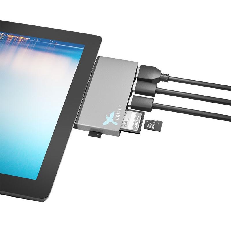 Surface Pro4 専用 USB3.0 HDMI ポート & カードリーダー USB ハブ