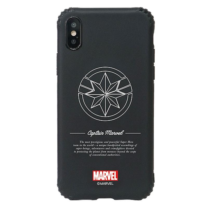 MARVEL（マーベル） iPhoneSE(第2世代) ケース ブラックジェルケース