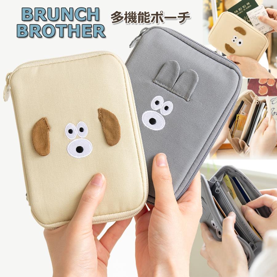 Brunch Brother（ブランチブラザー） パスポート ケース 多機能ポーチ