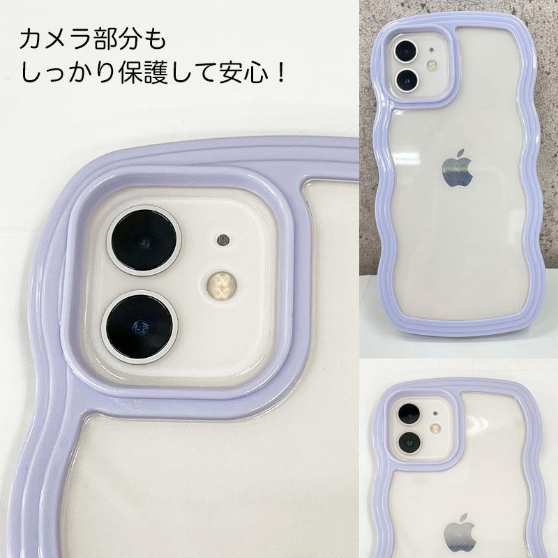 スマホケース iPhone17 iPhone16e iPhone17e ケース ウエーブ クリア