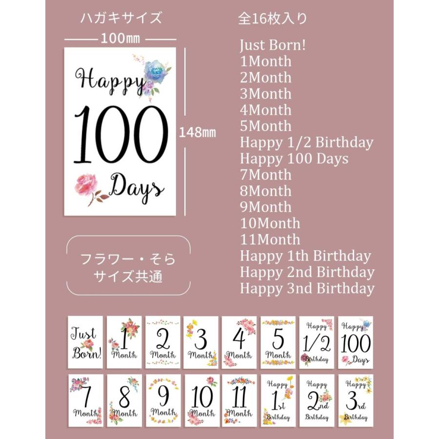 送料無料 月齢カード 3歳まで使える マンスリーカード オシャレな写真撮影に ニューボーンフォト 100日 誕生日 月齢 出産祝い 飾り付け インスタ映え 寝相アート |  | 04