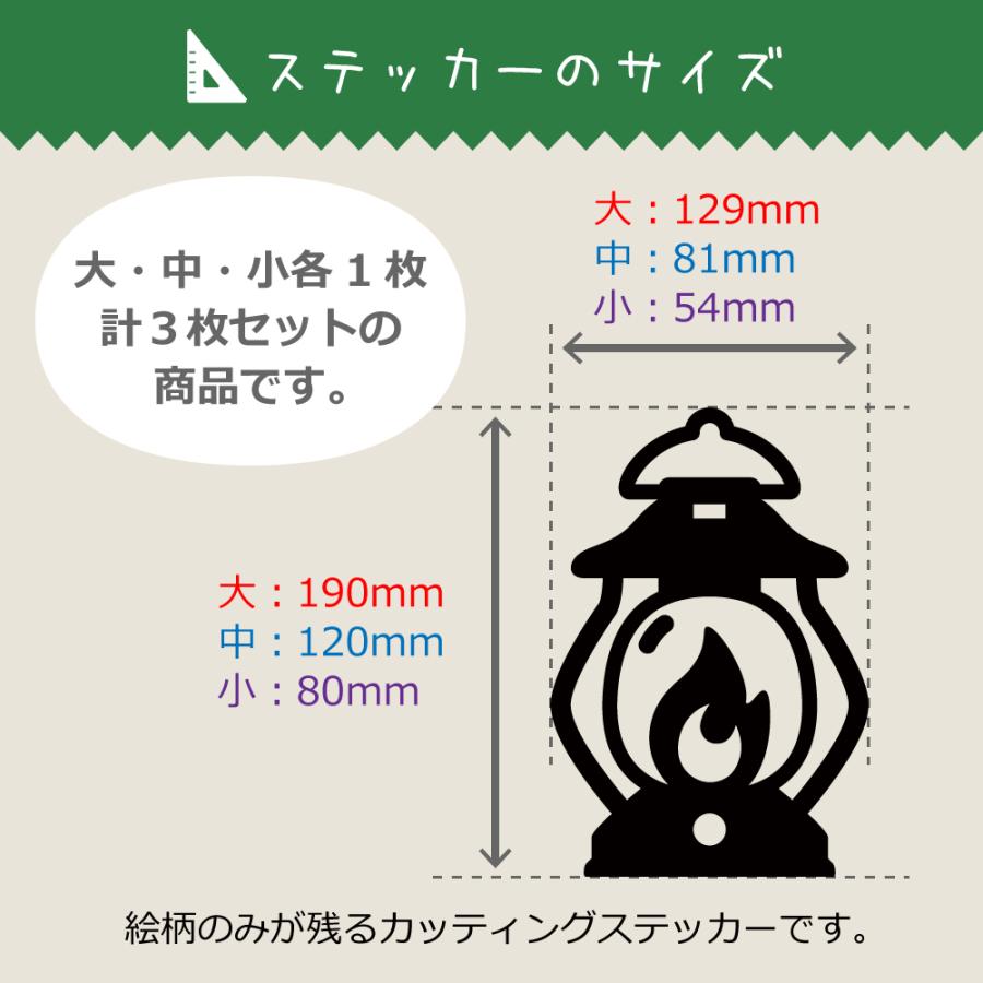 ランタンステッカー / キャンプステッカー キャンプ CAMP アウトドア