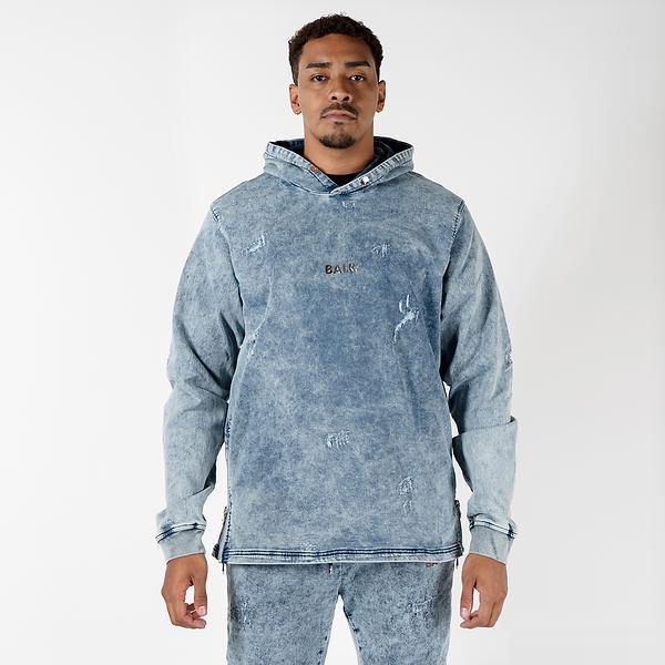 BALR. ☆ボーラー 日本限定 スウェット パーカー デニム生地 BALR. ☆ボーラー 日本限定 スウェット パーカー デニム生地
