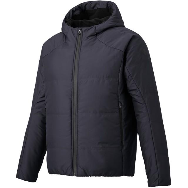 DESCENTE ブラック フード付きダウンジャケット DESCENTE ☆デサント ダウンジャケット 軽量 シームレス タウン フード