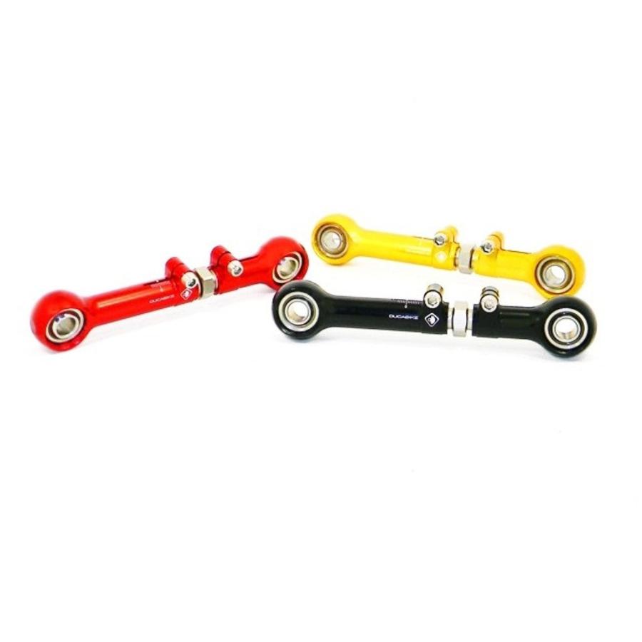 【正規輸入代理店】DUCABIKE (DBK) - アジャスタブル リンクロッド (ロング) PANIGALE 899 / 959 / 1199 / 1299 / V2 / STREETFIGHTER V2 ゴールド_1