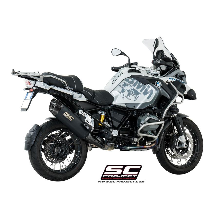 【国内在庫】SC-PROJECT - アドベンチャー スリップオンサイレンサー ”ブラックエディション” R 1200 GS / ADVENTURE '13-16の画像