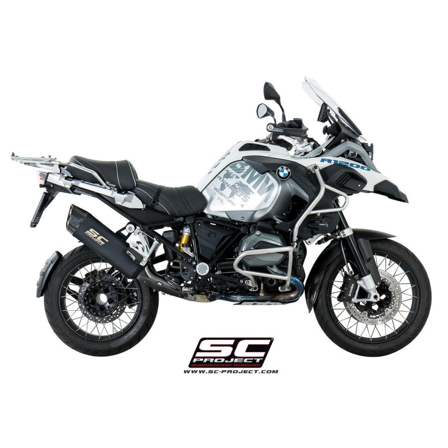 【国内在庫】SC-PROJECT - アドベンチャー スリップオンサイレンサー ”ブラックエディション” R 1200 GS / ADVENTURE '13-16の画像