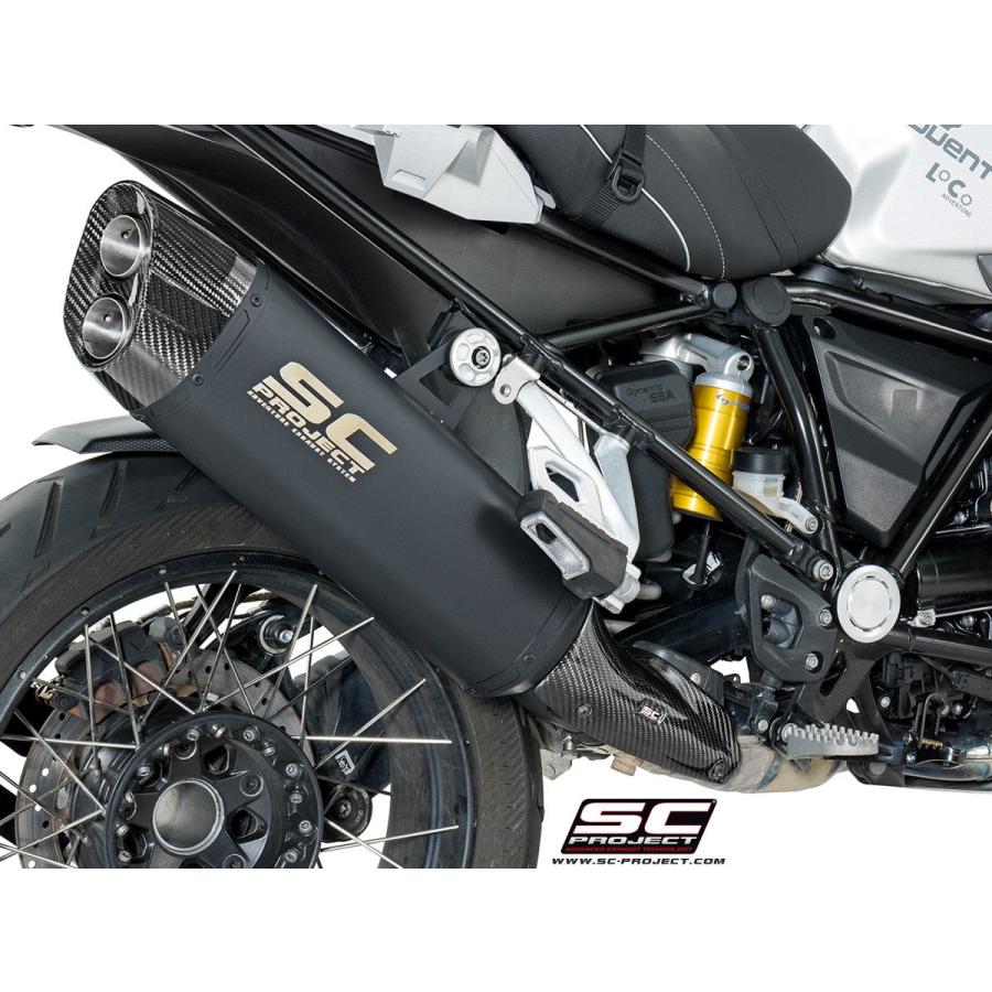 【国内在庫】SC-PROJECT - アドベンチャー スリップオンサイレンサー ”ブラックエディション” R 1200 GS / ADVENTURE '13-16の画像