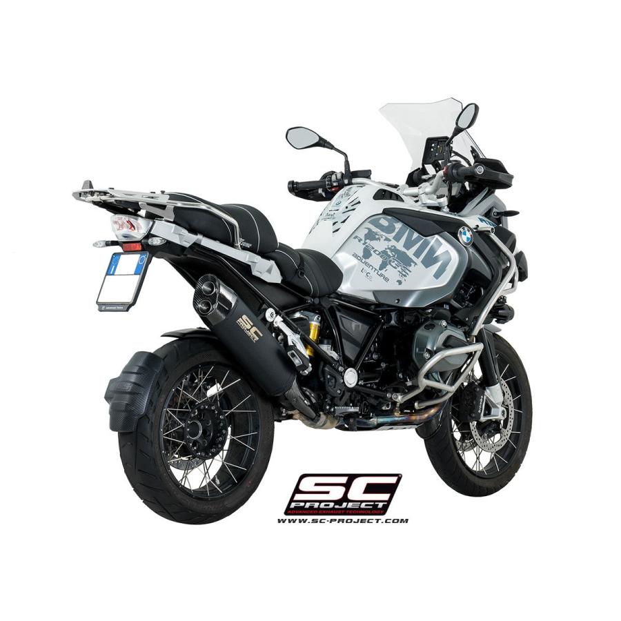 【国内在庫】公道走行可 SC-PROJECT - アドベンチャー スリップオンサイレンサー ”ブラックエディション” R 1200 GS / ADVENTURE '17-18の画像