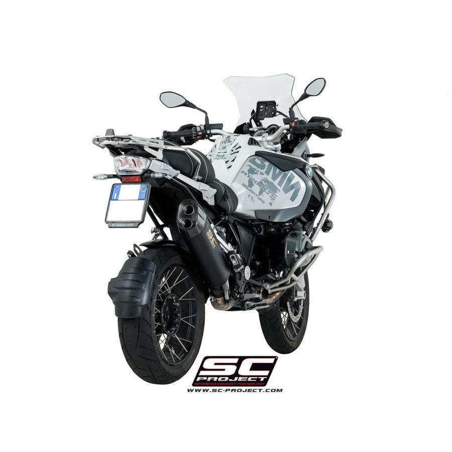 【国内在庫】公道走行可 SC-PROJECT - アドベンチャー スリップオンサイレンサー ”ブラックエディション” R 1200 GS / ADVENTURE '17-18の画像