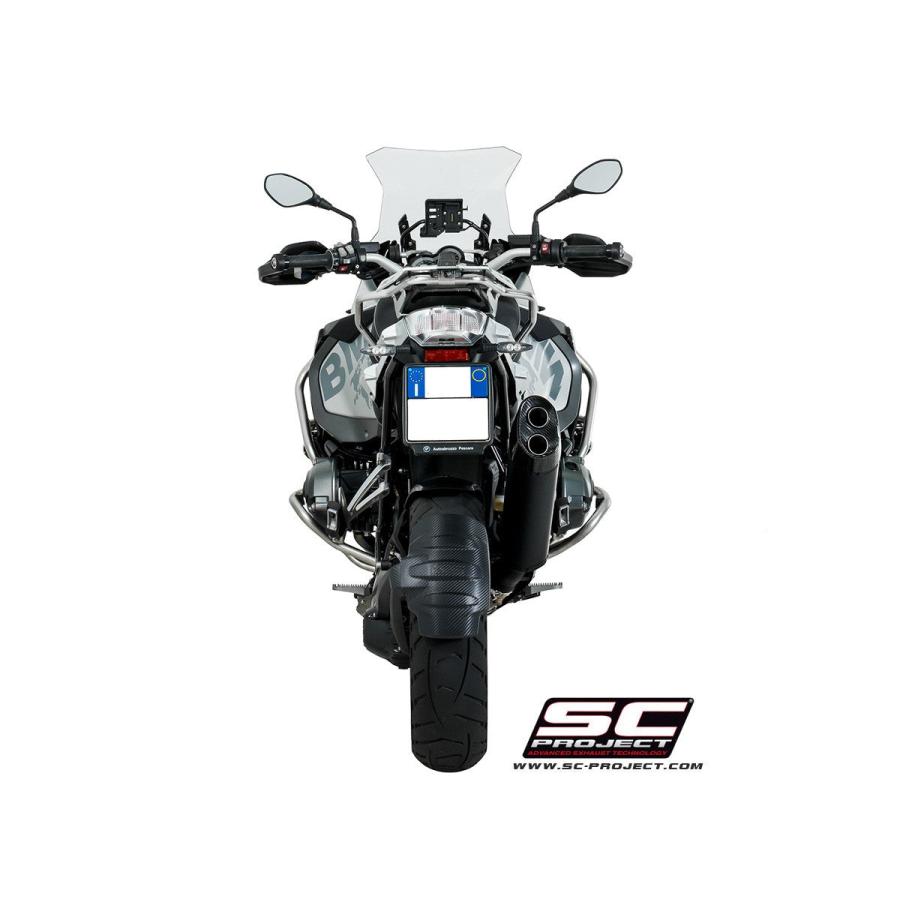 【国内在庫】公道走行可 SC-PROJECT - アドベンチャー スリップオンサイレンサー ”ブラックエディション” R 1200 GS / ADVENTURE '17-18の画像