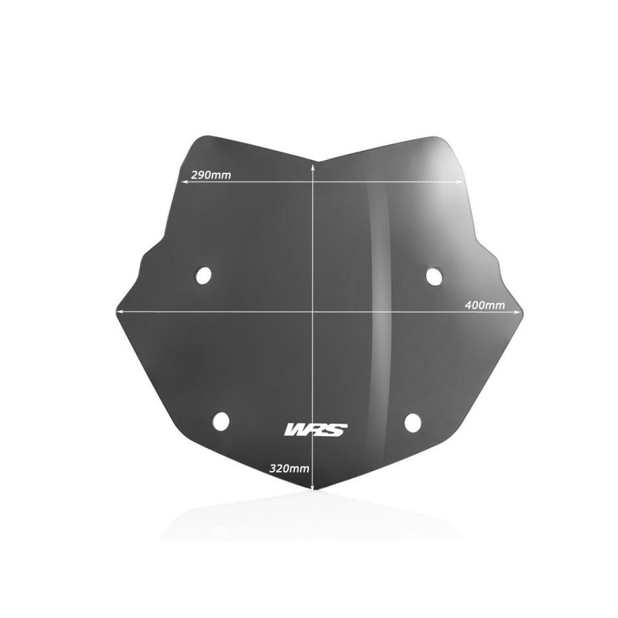 【国内在庫】WRS - ウインドスクリーン (エンデューロタイプ) R 1200 GS / R 1250 GS / ADVENTURE '13-23 ダークスモーク