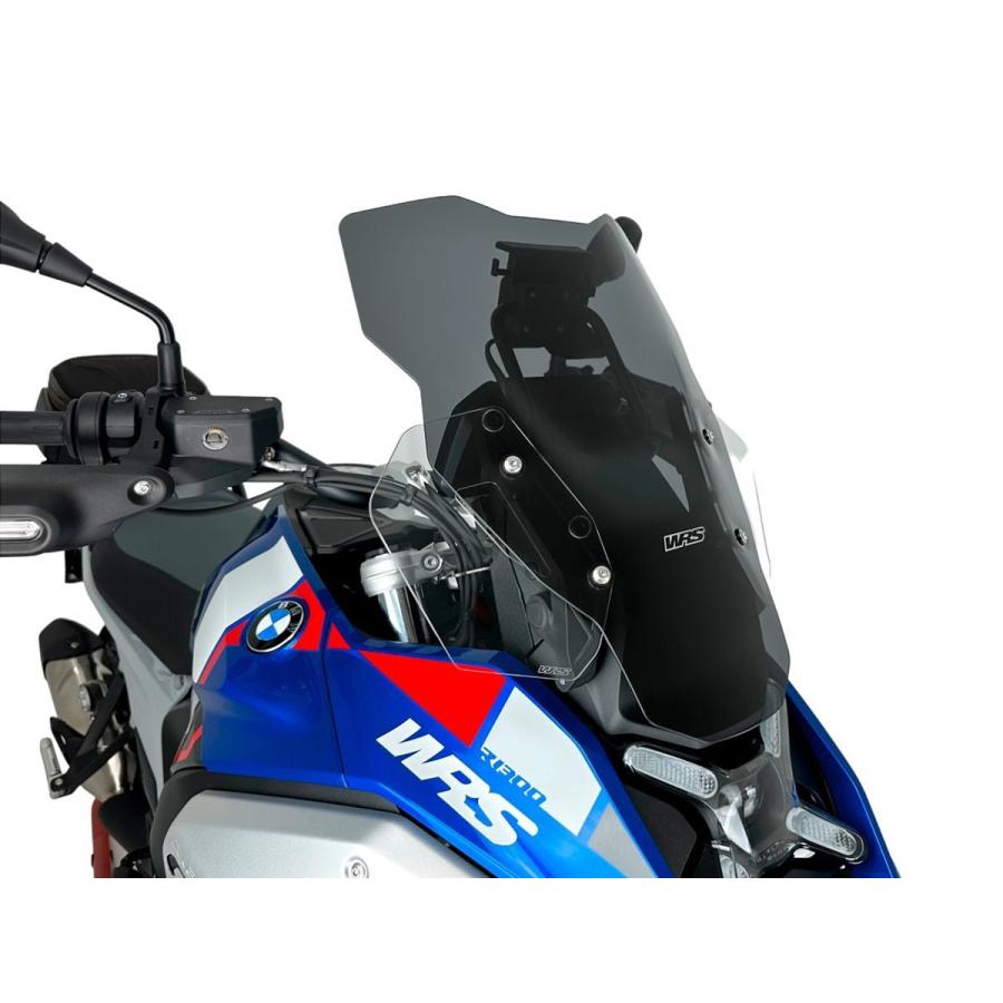 【国内在庫】WRS - ウインドスクリーン (ツーリングタイプ) R 1300 GS '23-25 / ADVENTURE '24-25 (レーダー非対応) ダークスモーク_4