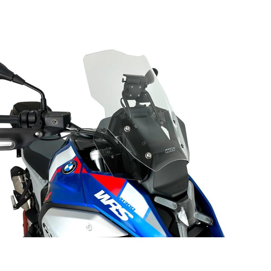 【国内在庫】WRS - ウインドスクリーン (カポノルドタイプ) R 1300 GS '23-25 / ADVENTURE '24-25 (レーダー対応) クリア_12