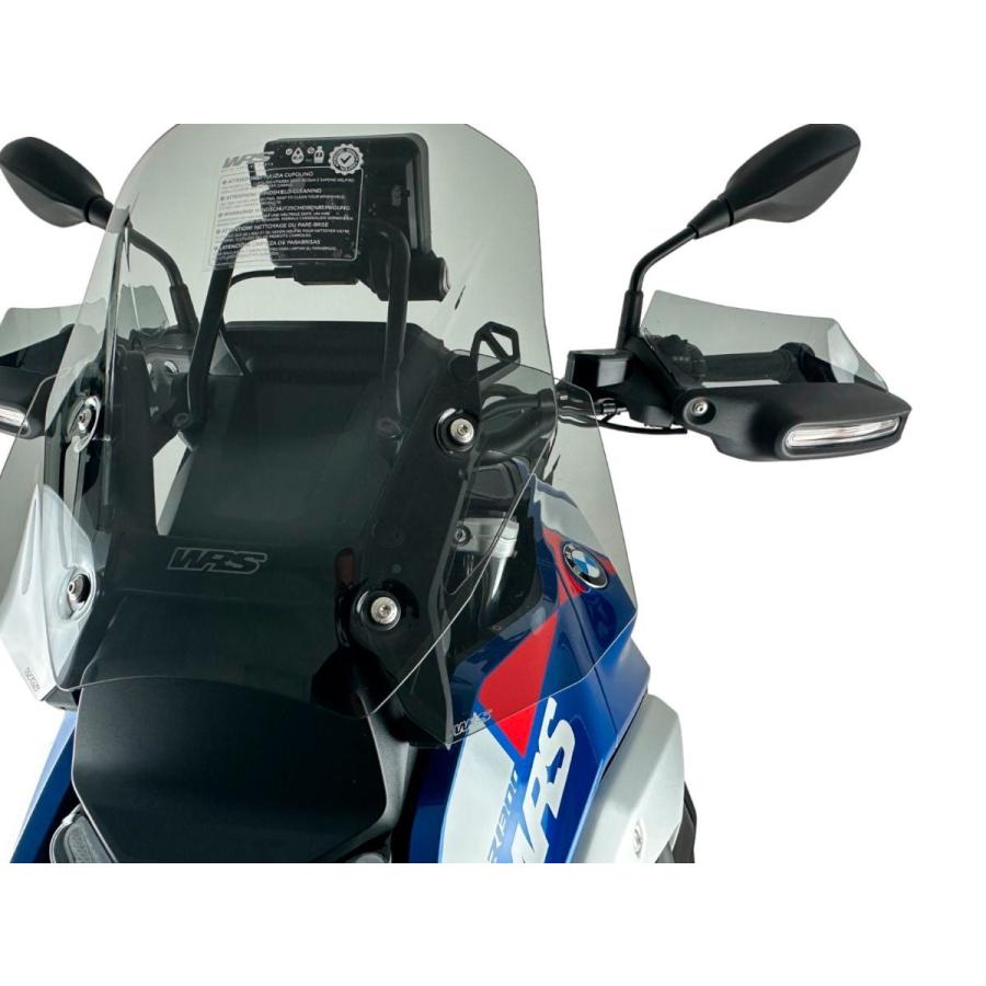 WRS - 【定まりインポート代わりになる店】 - ウインドディフレクター (標準尺度印字機) R 1300 GS '23-25 / ADVENTURE '24-25 噴煙