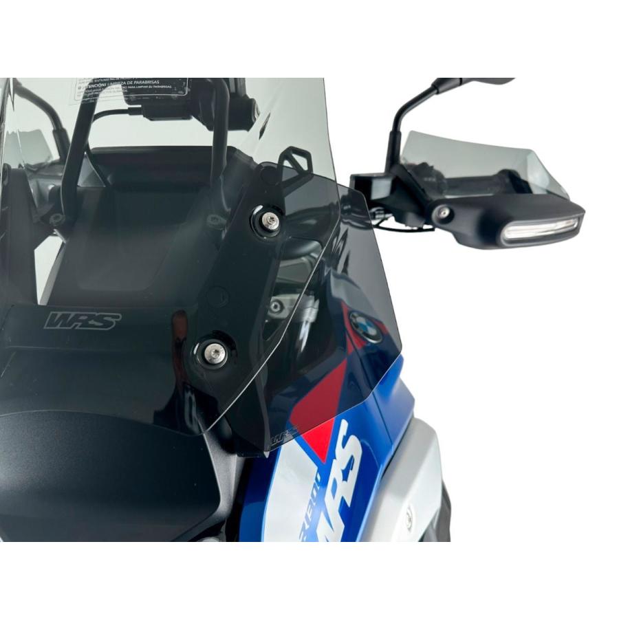 WRS - 【定まりインポート代わりになる店】 - ウインドディフレクター (標準尺度印字機) R 1300 GS '23-25 / ADVENTURE '24-25 噴煙