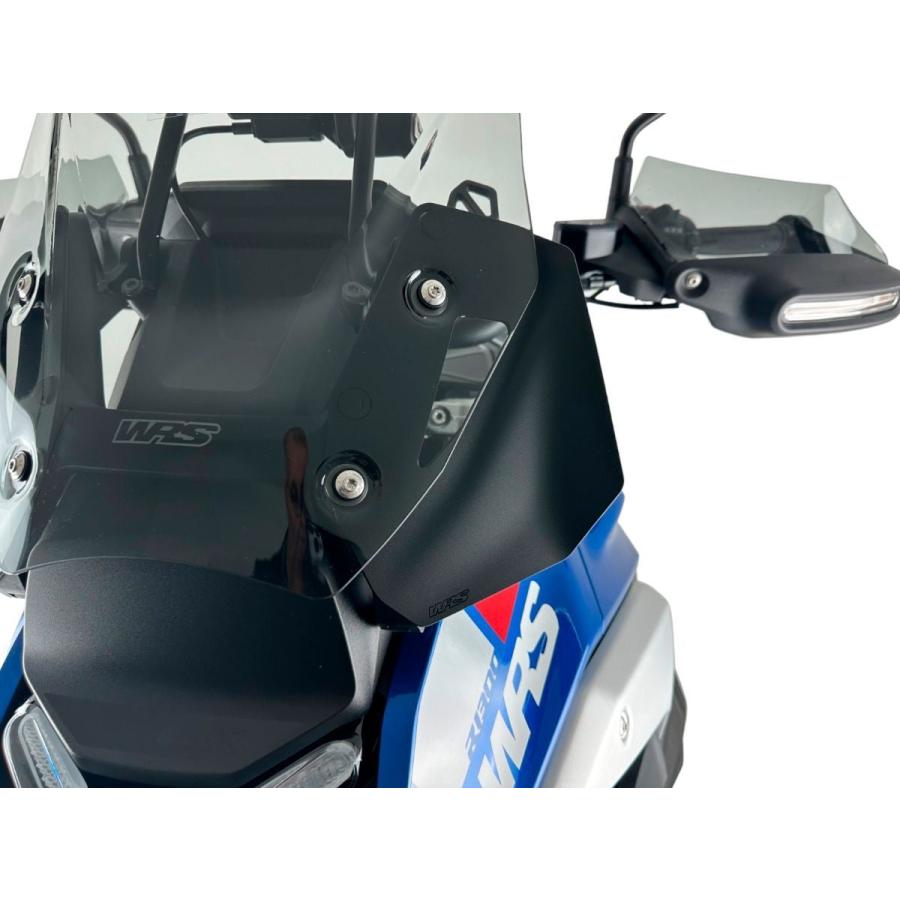 WRS - 【定まりインポート代わりになる店】 - ウインドディフレクター (標準尺度印字機) R 1300 GS '23-25 / ADVENTURE '24-25 噴煙