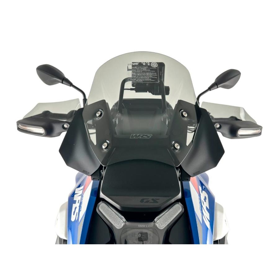 WRS - 【定まりインポート代わりになる店】 - ウインドディフレクター (標準尺度印字機) R 1300 GS '23-25 / ADVENTURE '24-25 噴煙