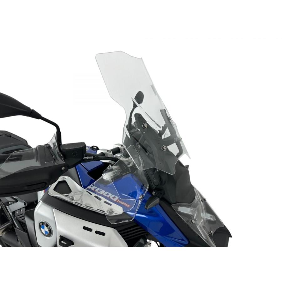 【国内在庫】WRS - ウインドスクリーン (カポノルドプラスタイプ) R 1300 GS ADVENTURE '24-25 (レーダー対応) クリア_17
