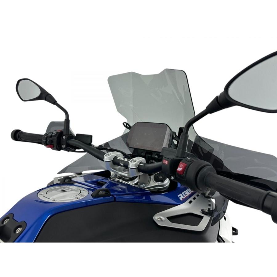【国内在庫】WRS - ウインドスクリーン (カポノルドプラスタイプ) R 1300 GS ADVENTURE '24-25 (レーダー対応) クリア_8