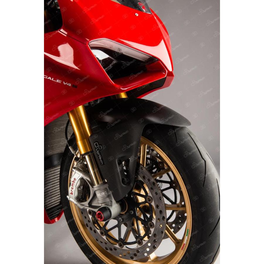 【正規輸入代理店】LighTech - ドライカーボン フロントマッドガード (艶なし) PANIGALE V4 / S / R / SP / STREETFIGHTER V4 / S_5