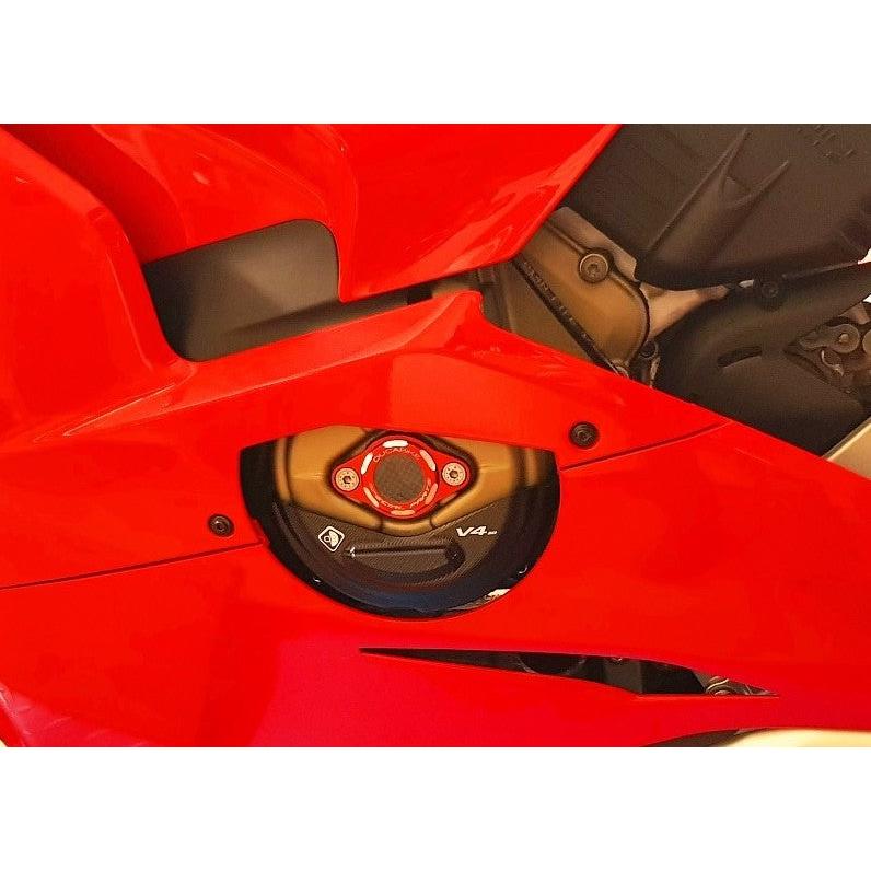 【国内在庫】DUCABIKE (DBK) - オルタネーターカバー PANIGALE V4 / STREETFIGHTER V4 / MULTISTRADA V4 / HYPERMOTARD 698 MONO / RVE ブラック_3