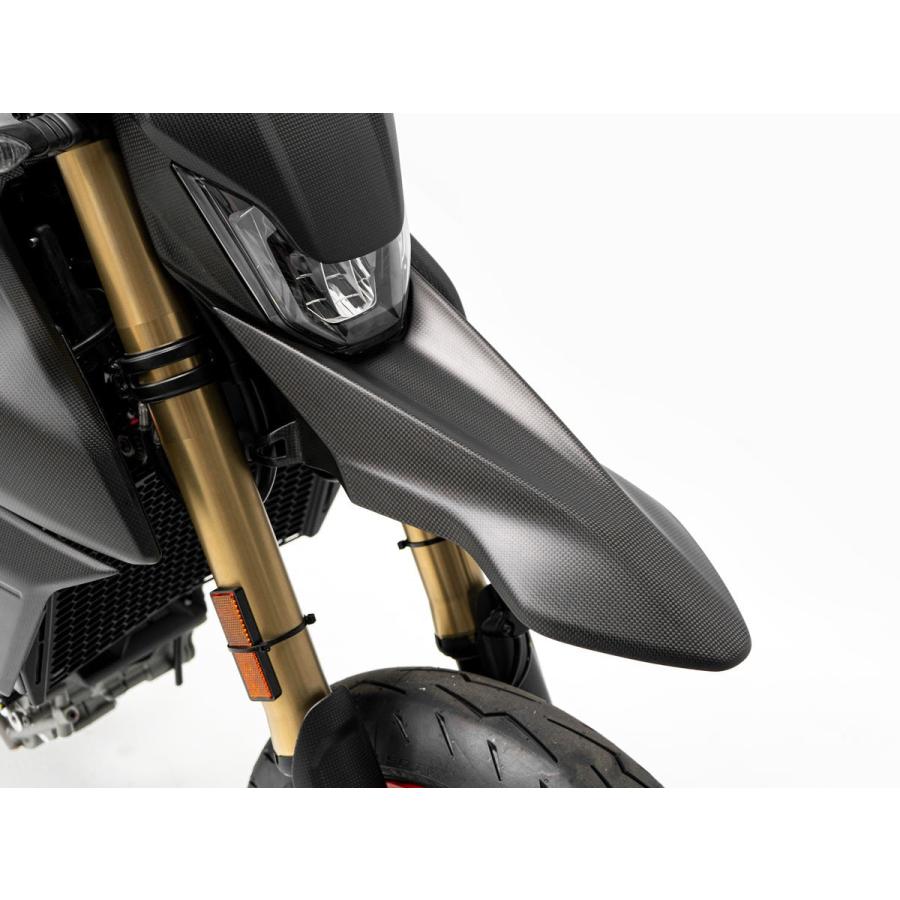 【国内在庫】DUCABIKE (DBK) - ドライカーボン フロントマッドガード (艶なし) HYPERMOTARD 698 MONO / RVEの画像