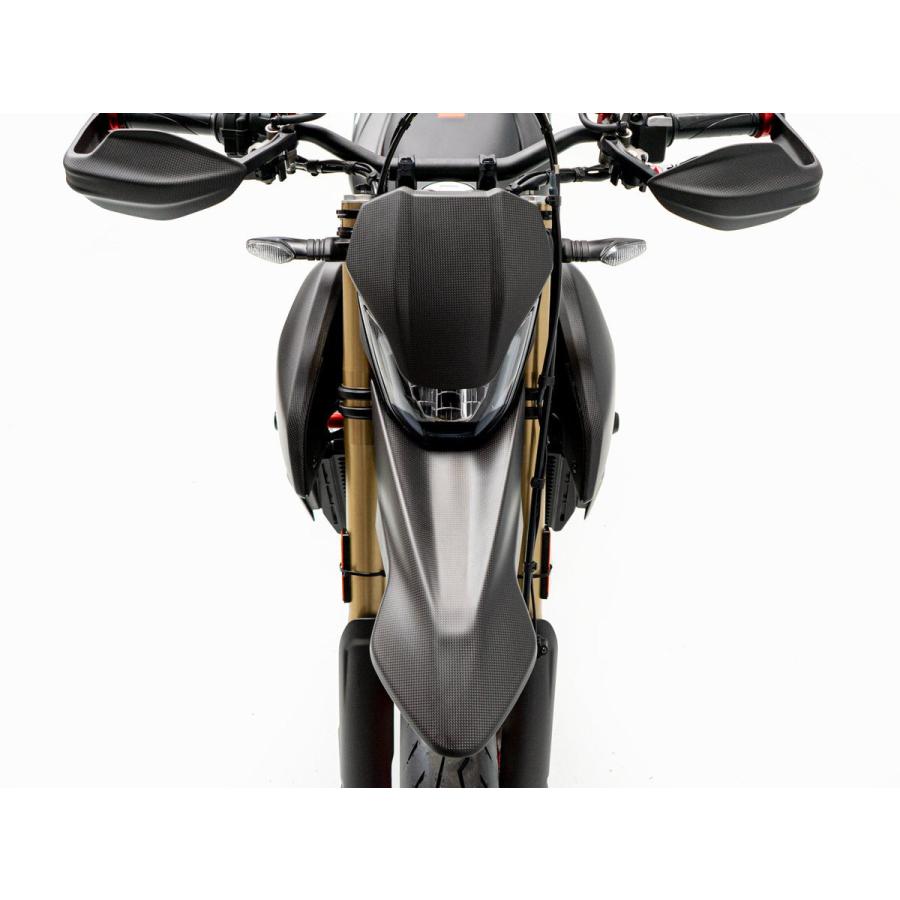 【国内在庫】DUCABIKE (DBK) - ドライカーボン フロントマッドガード (艶なし) HYPERMOTARD 698 MONO / RVEの画像