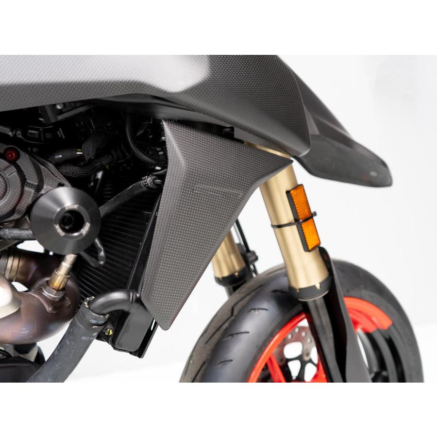 【正規輸入代理店】DUCABIKE (DBK) - ドライカーボン ラジエーターカバー(艶なし) HYPERMOTARD 698 MONO / RVE_5
