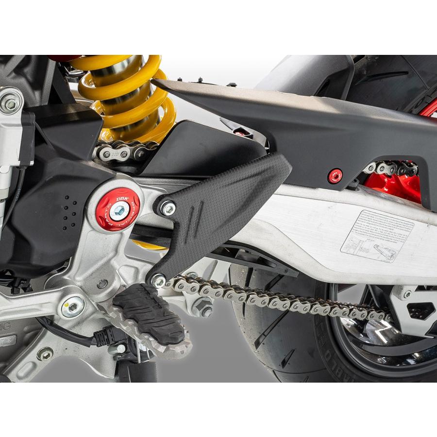 【国内在庫】DUCABIKE (DBK) - ドライカーボン ヒールガード (艶なし) HYPERMOTARD 698 MONO / RVE '24-25の画像