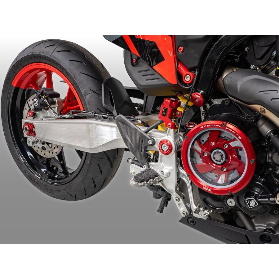 【国内在庫】DUCABIKE (DBK) - ドライカーボン ヒールガード (艶なし) HYPERMOTARD 698 MONO / RVE '24-25の画像