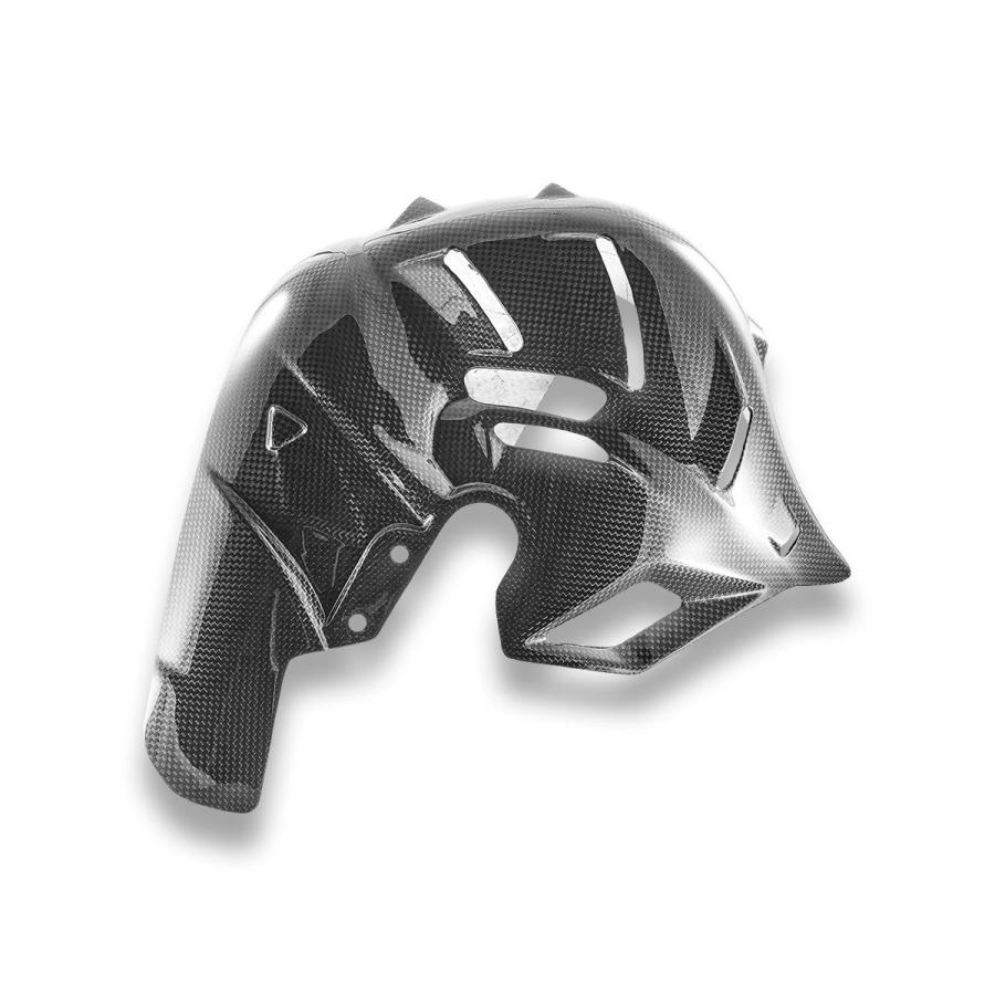 【正規輸入代理店】DUCABIKE (DBK) - ドライカーボン 純正エキゾーストマニホールド用 プロテクションカバー "エア" (艶あり) PANIGALE V4 / S '25-26 / R '26_1