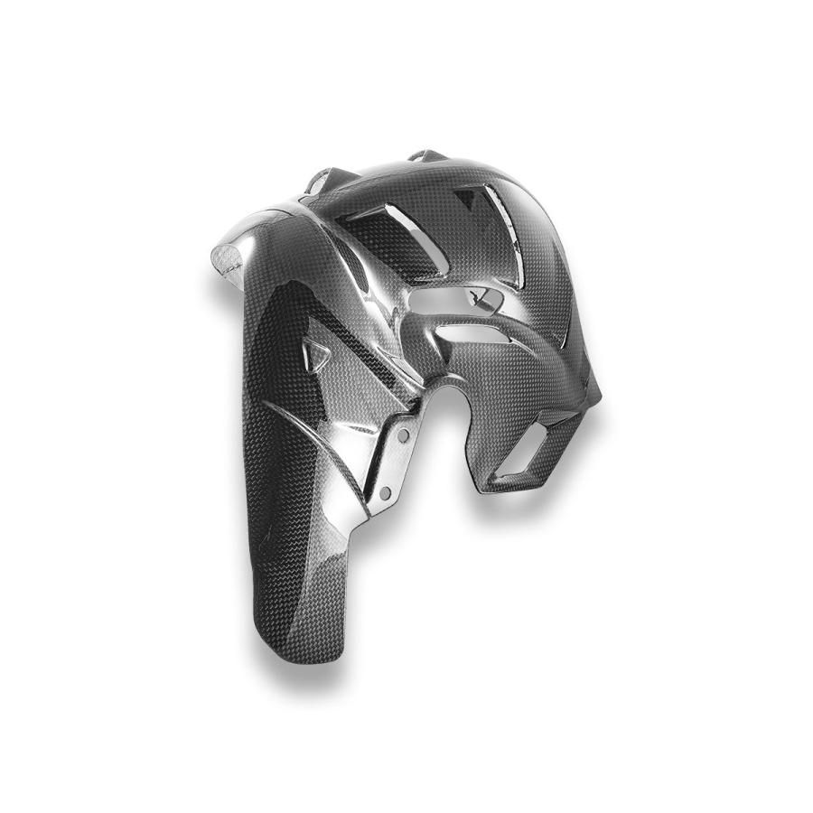【正規輸入代理店】DUCABIKE (DBK) - ドライカーボン 純正エキゾーストマニホールド用 プロテクションカバー "エア" (艶あり) PANIGALE V4 / S '25-26 / R '26_4
